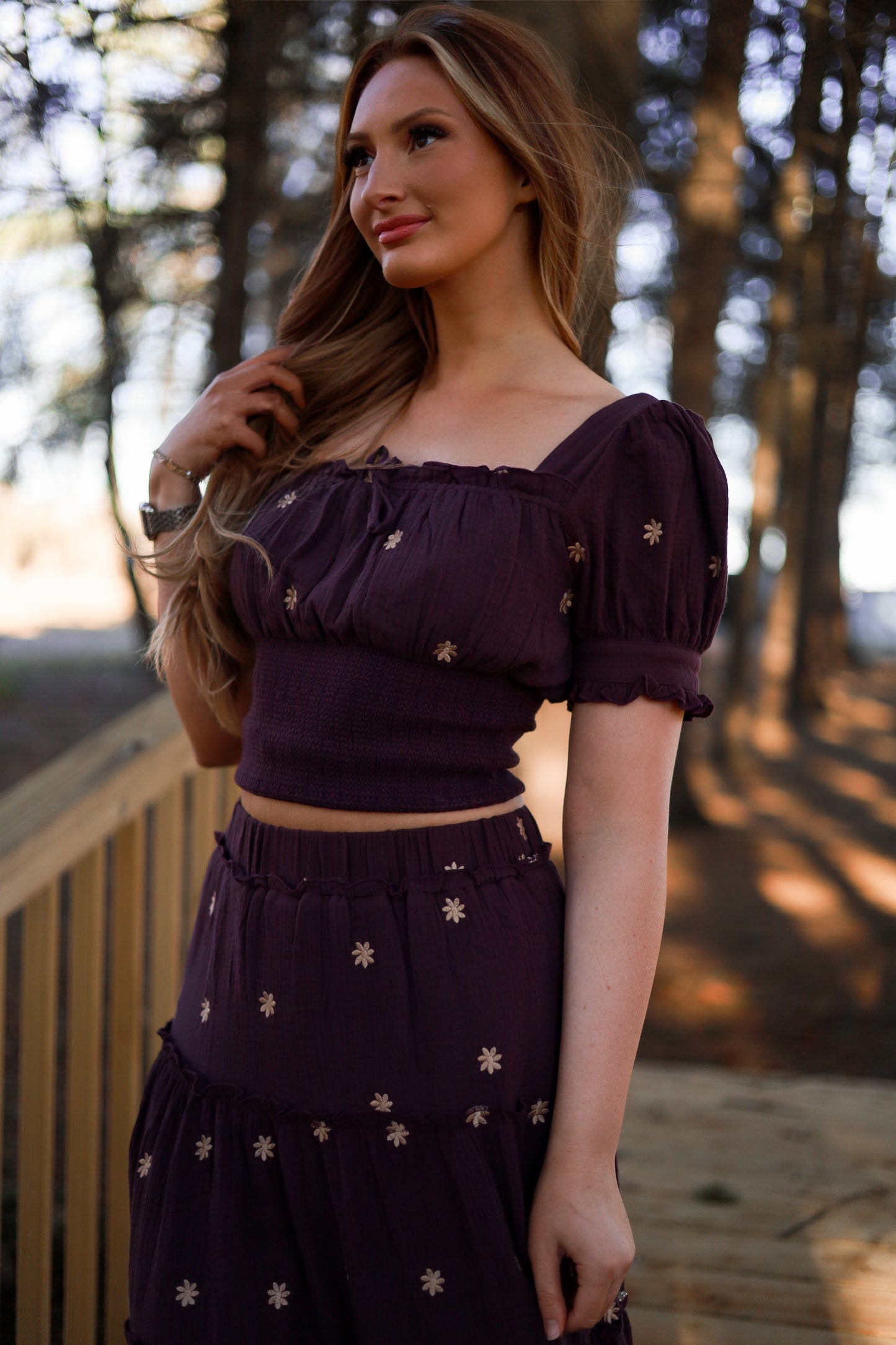 Plum Grove Bohemian Skirt Set