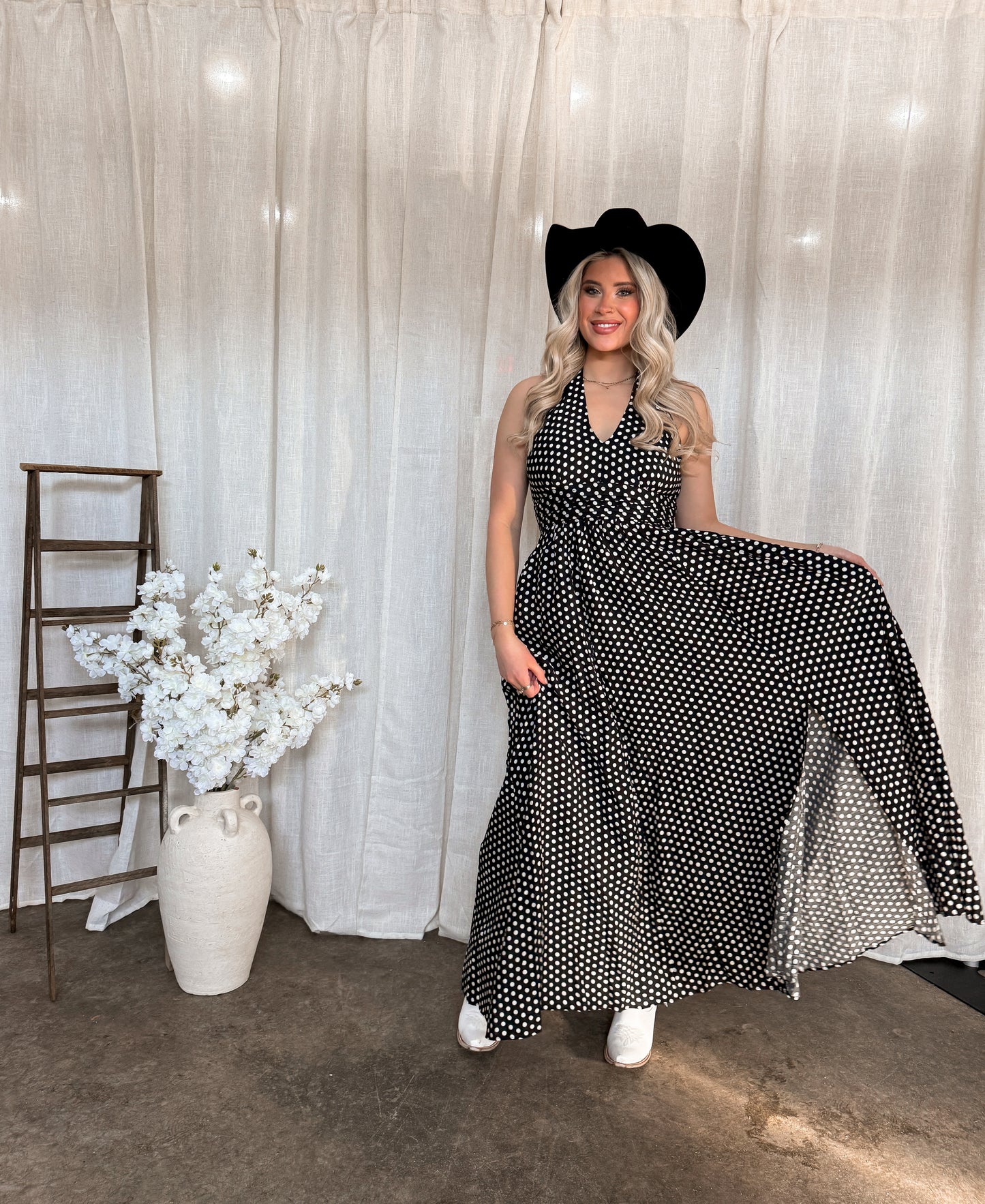 Dottie Halter Maxi Dress