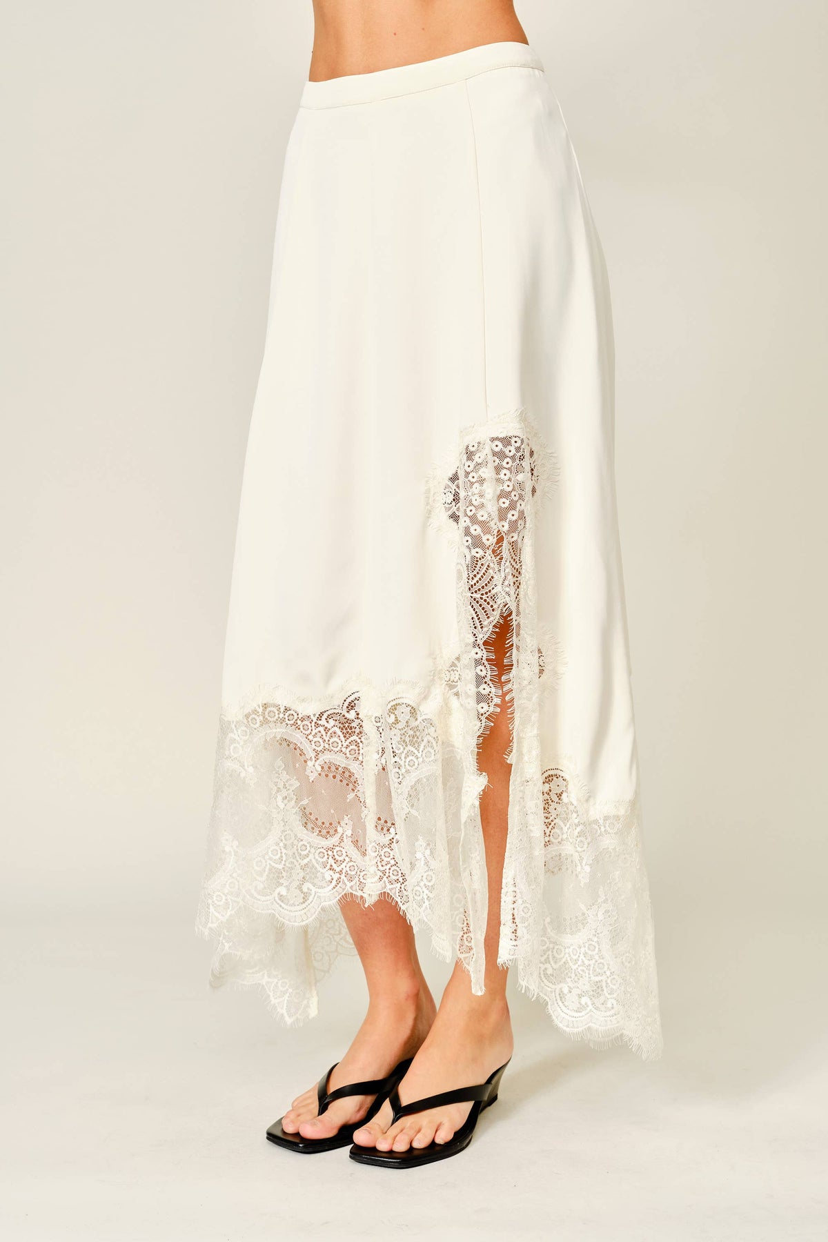 Fawn & Fleur Midi Skirt - Cream