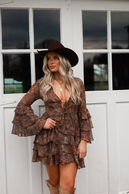 Sunspell Chiffon Ruffle Dress