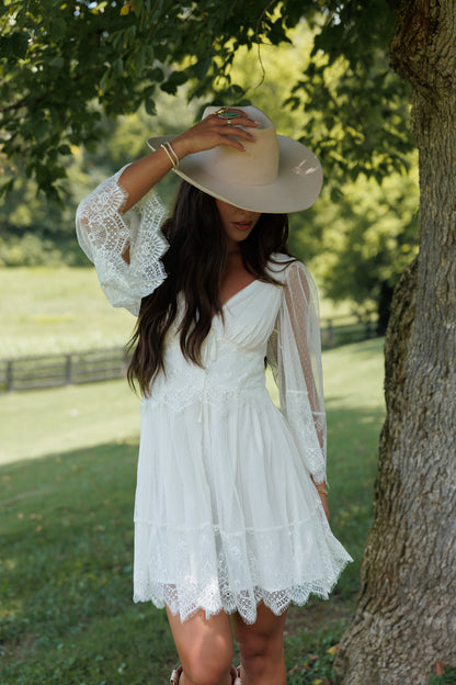 Vintage Lace Mini Dress