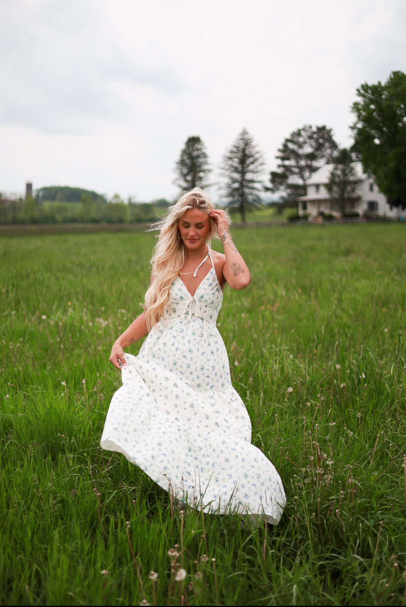 Farmstead Floral Maxi Dress