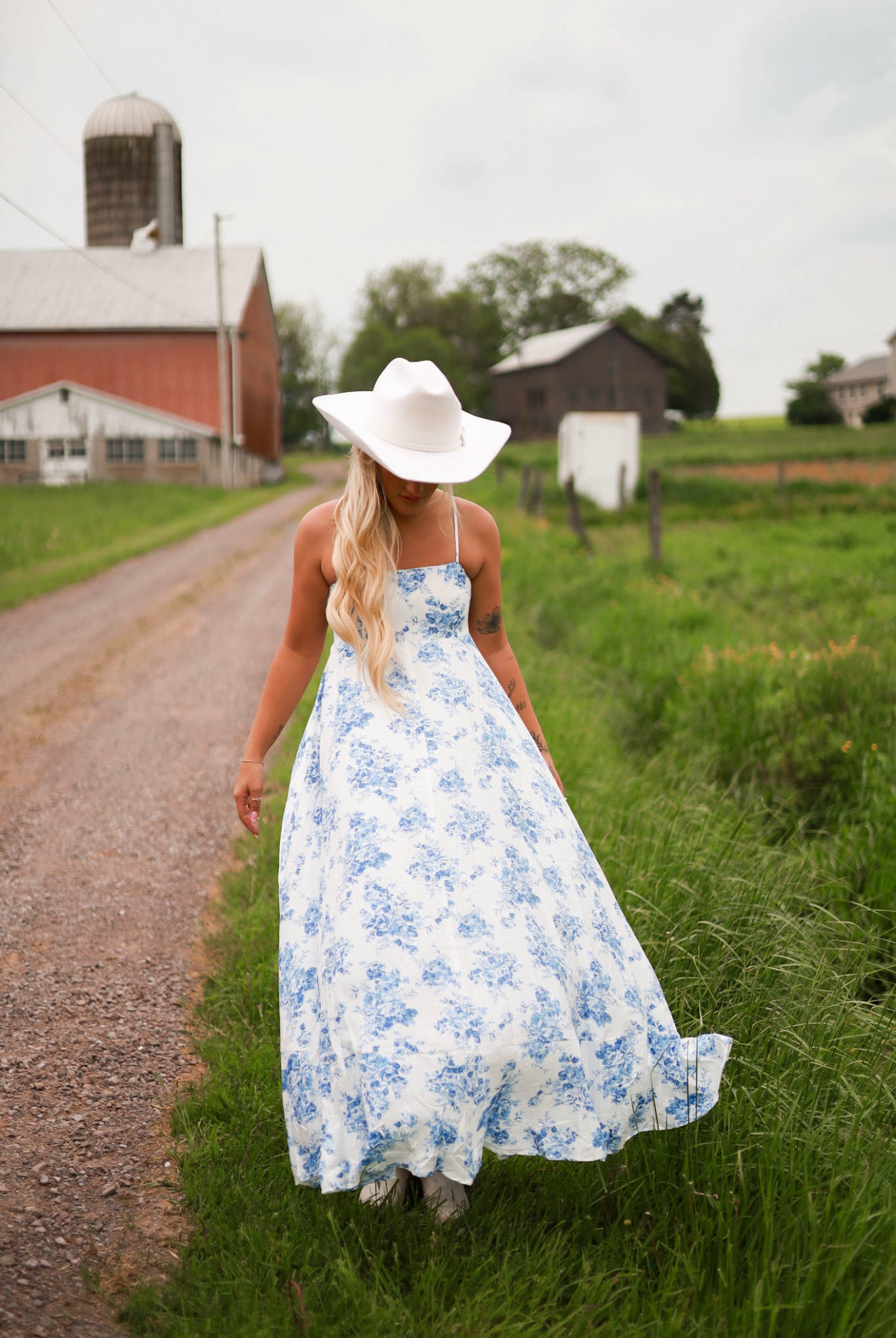 Heirloom Bleu Maxi Dress