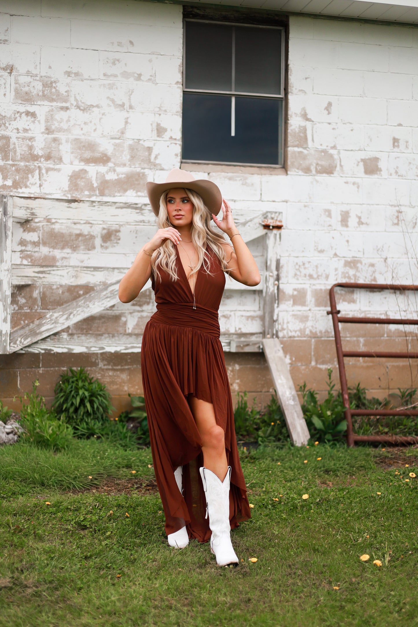 Saguaro Dress - Cayenne