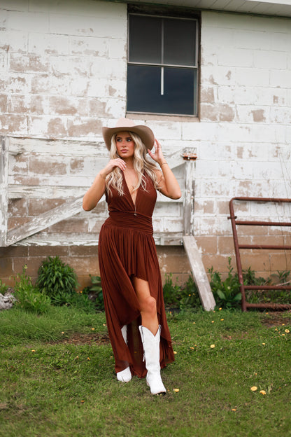 Saguaro Dress - Cayenne