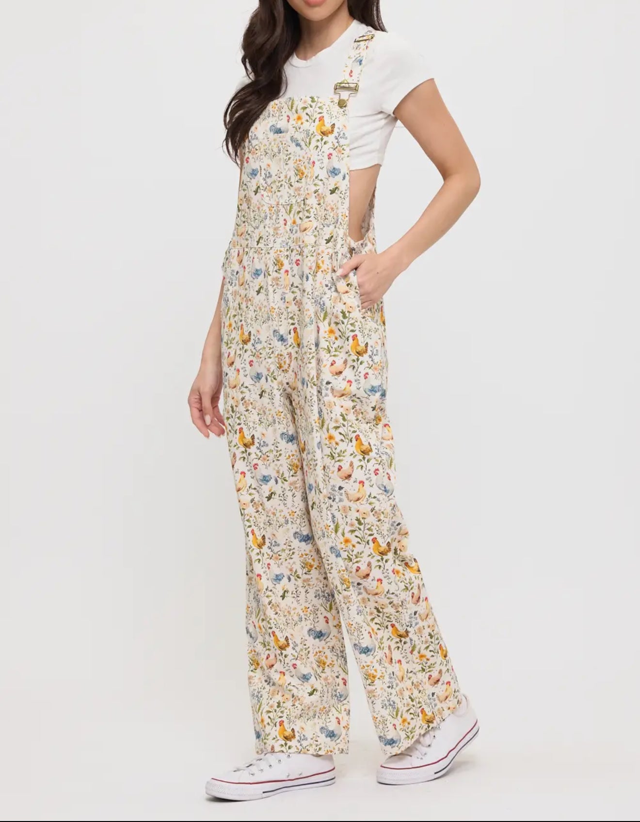 Spring Chicken Overalls