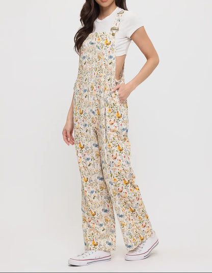 Spring Chicken Overalls