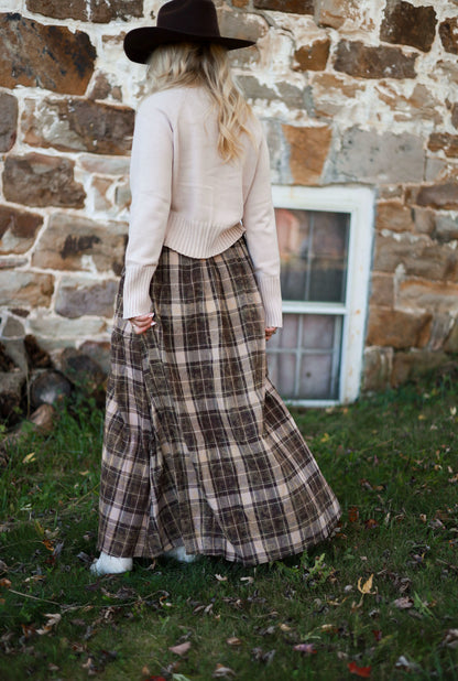 Chestnut Acres Flannel Skirt