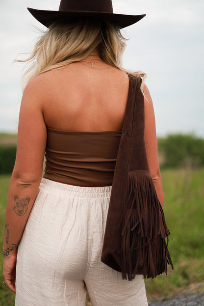 Lone Rider Top - Brown