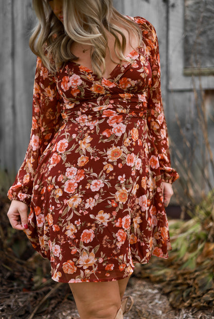 Cranberry Merlot Mini Dress