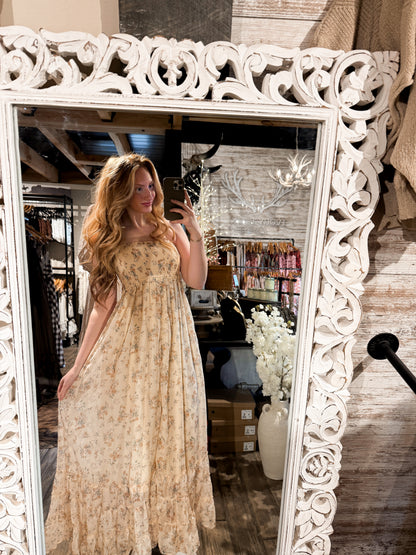 Wanderlust Halter Dress - Butter
