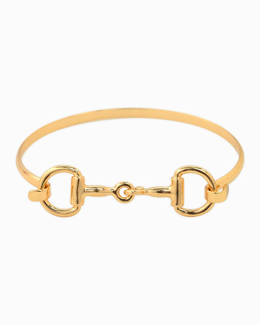 Horsebit Bangle Bracelet - Gold