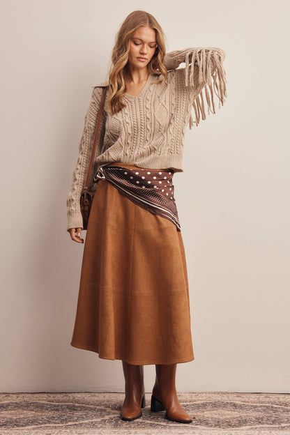 Dusk Fringe Sweater