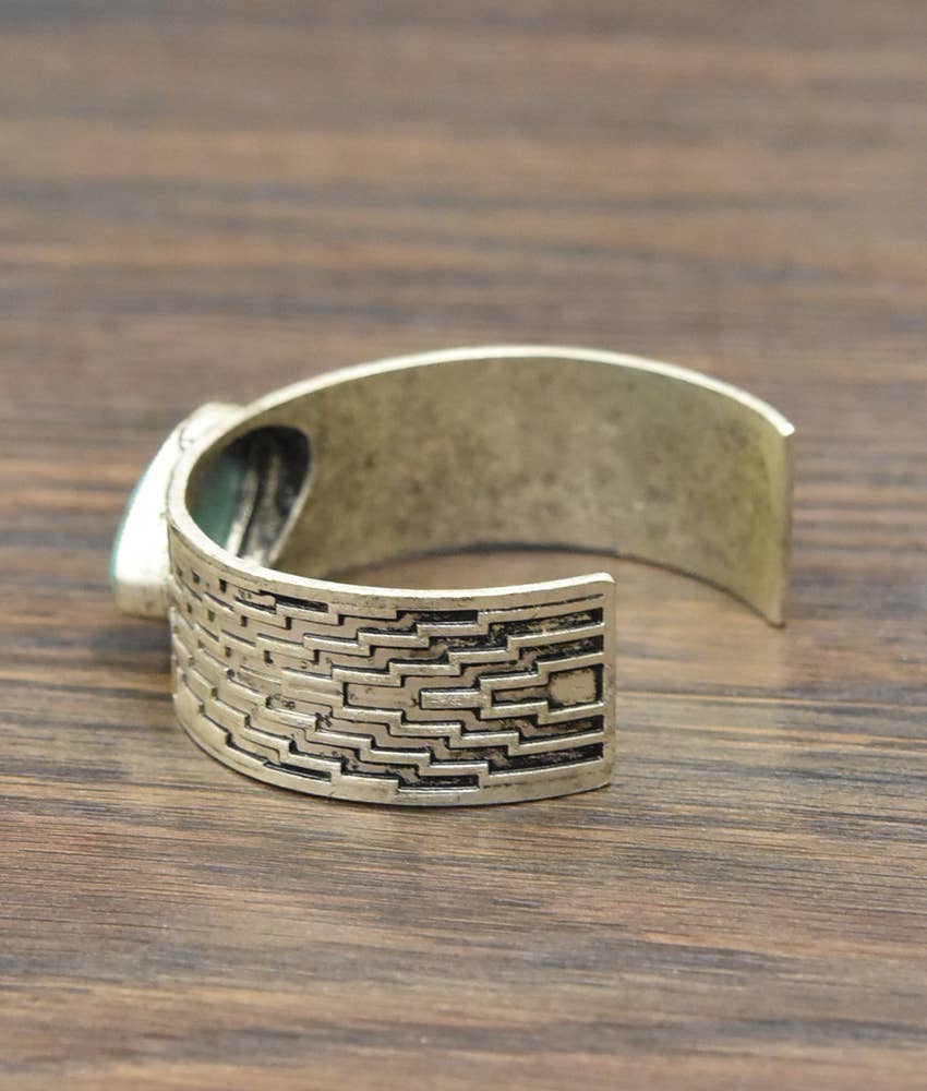 Western Turquoise Cuff Bracelet