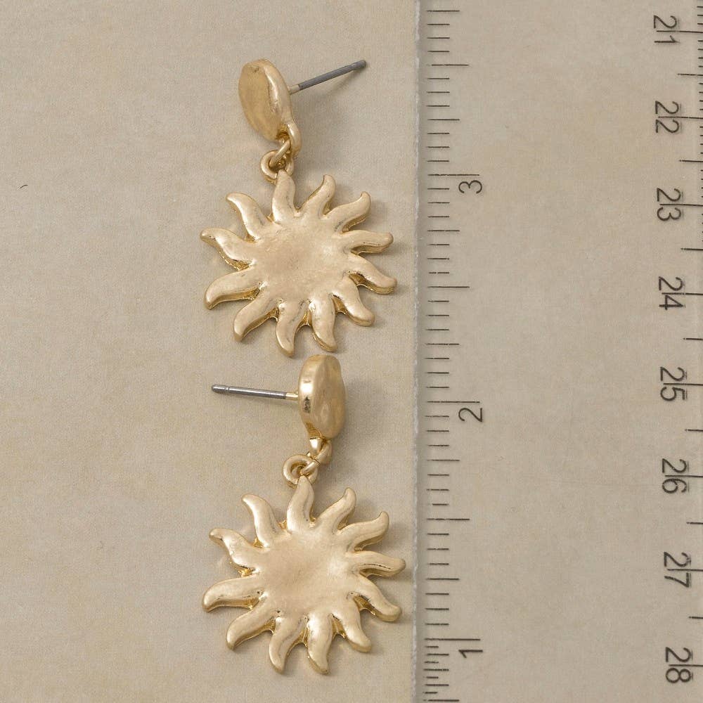 Vintage Sun Earrings