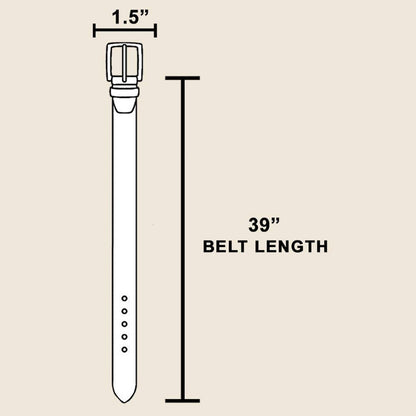 Western Disc Buckle Belt