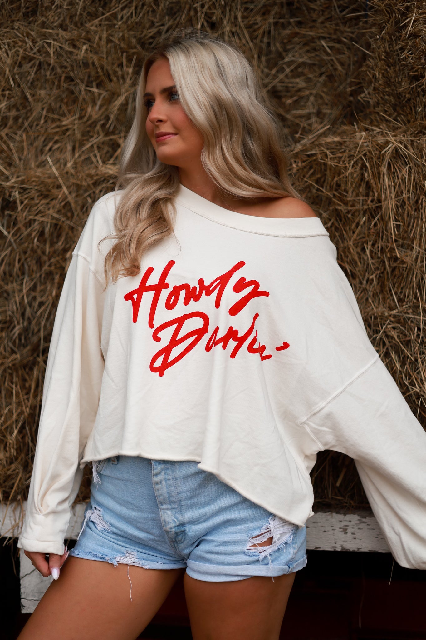 Howdy Darlin' Top - Cream