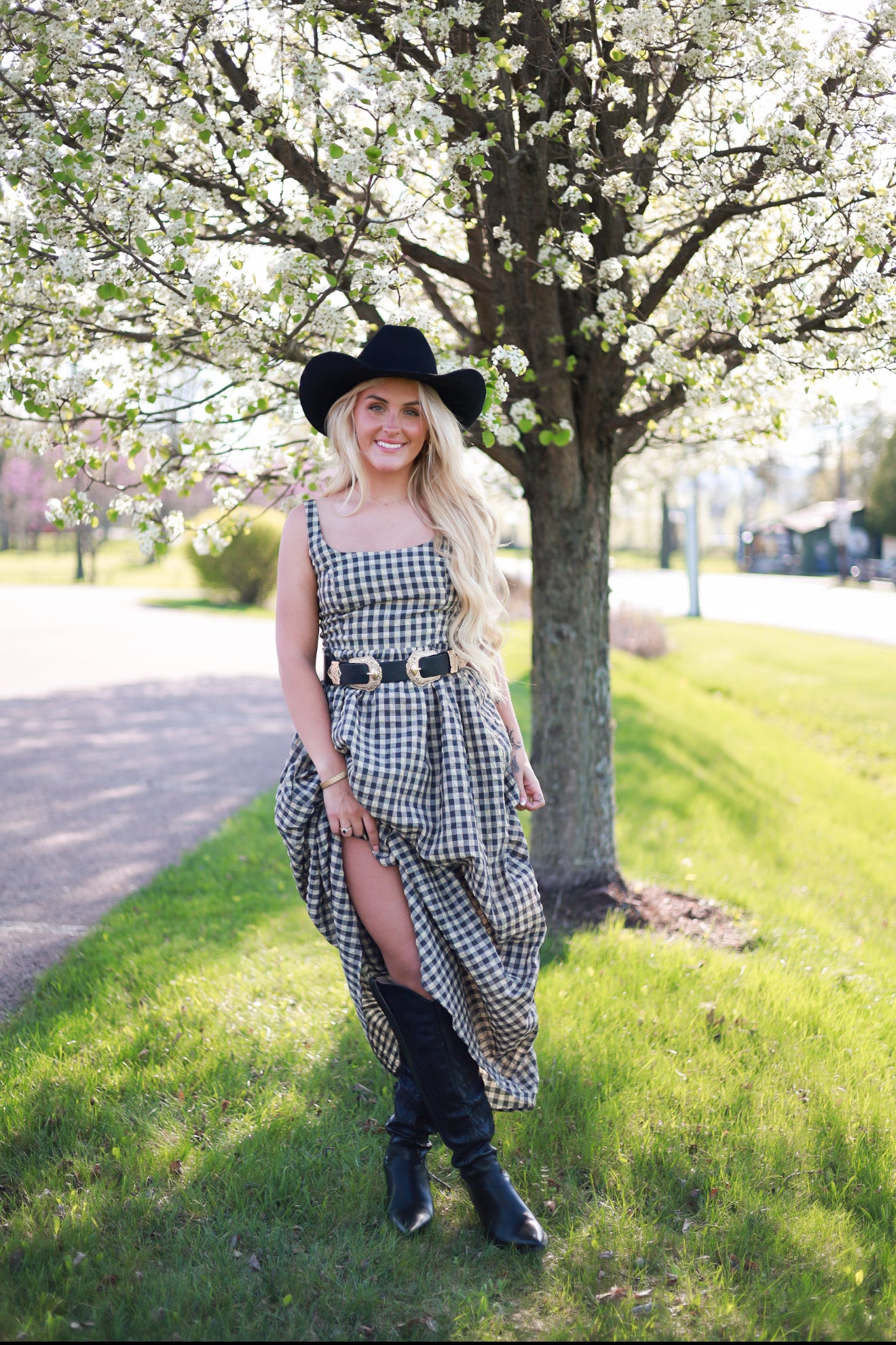 Daydream Maxi Dress - Gingham