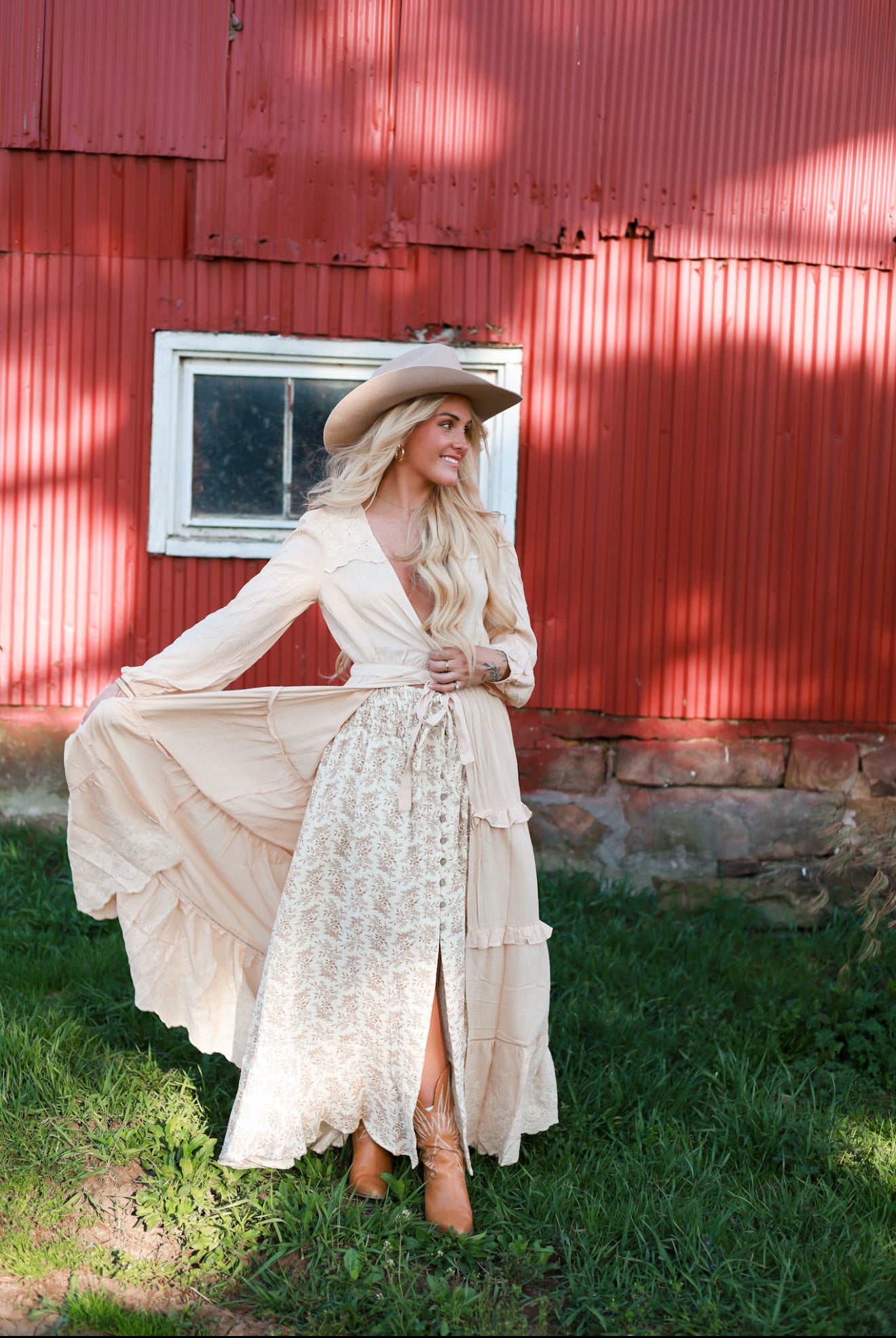 Boho Embroidered Kimono Robe