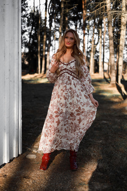 Willow Vale Maxi Dress - Sand