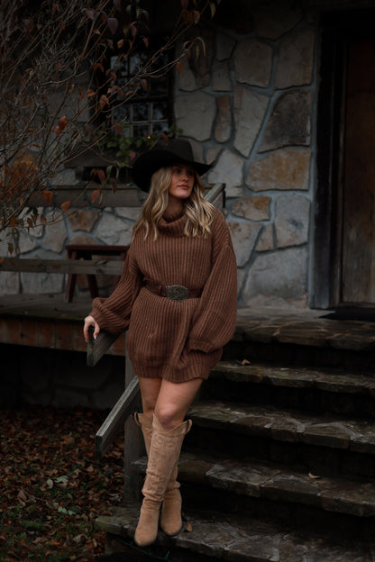 Doe Trail Knit Sweater Dress