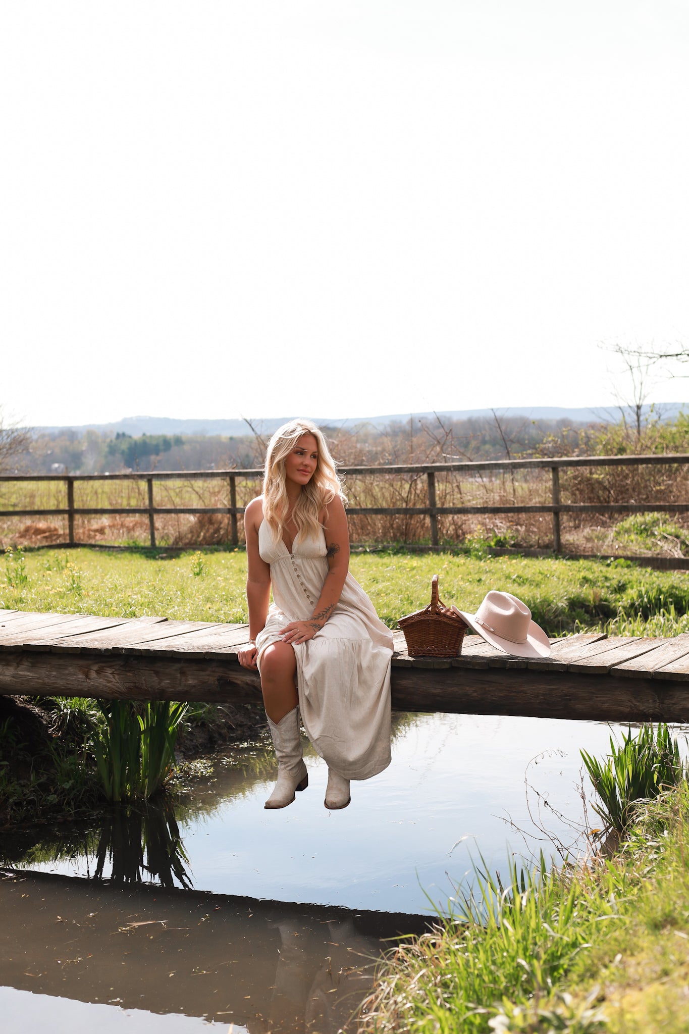 Oatmilk Linen Maxi Dress