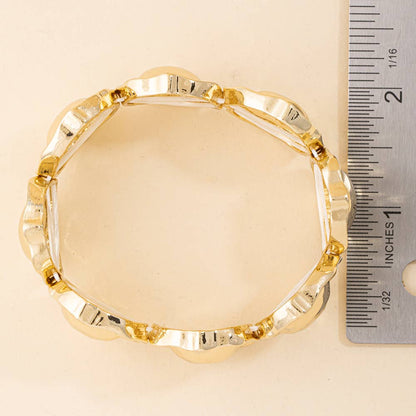 Hammered Bracelet - Gold
