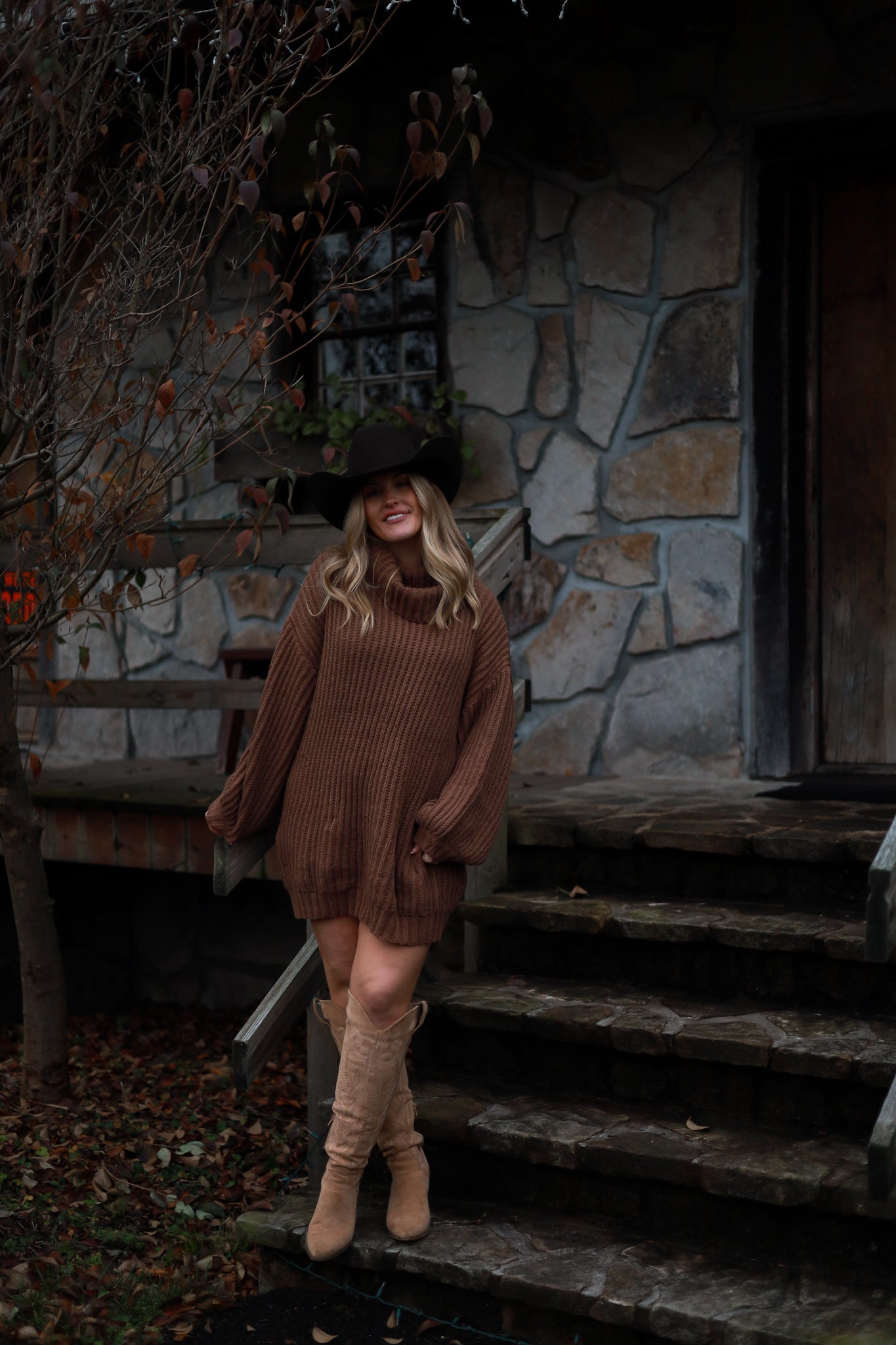 Doe Trail Knit Sweater Dress