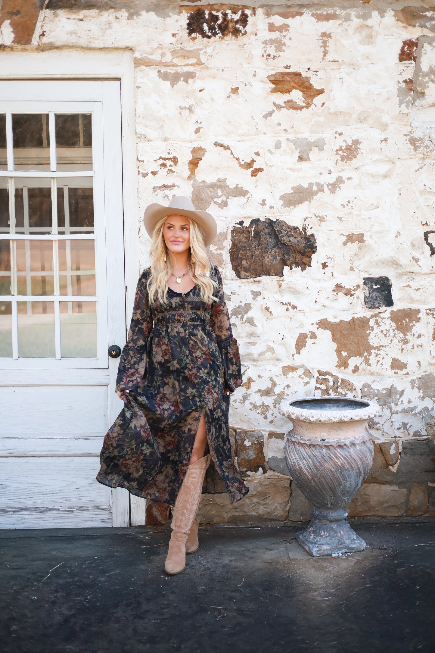 Heritage Hollow Maxi Dress