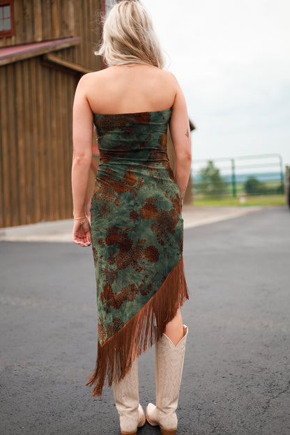 Freebird Fringe Midi Dress