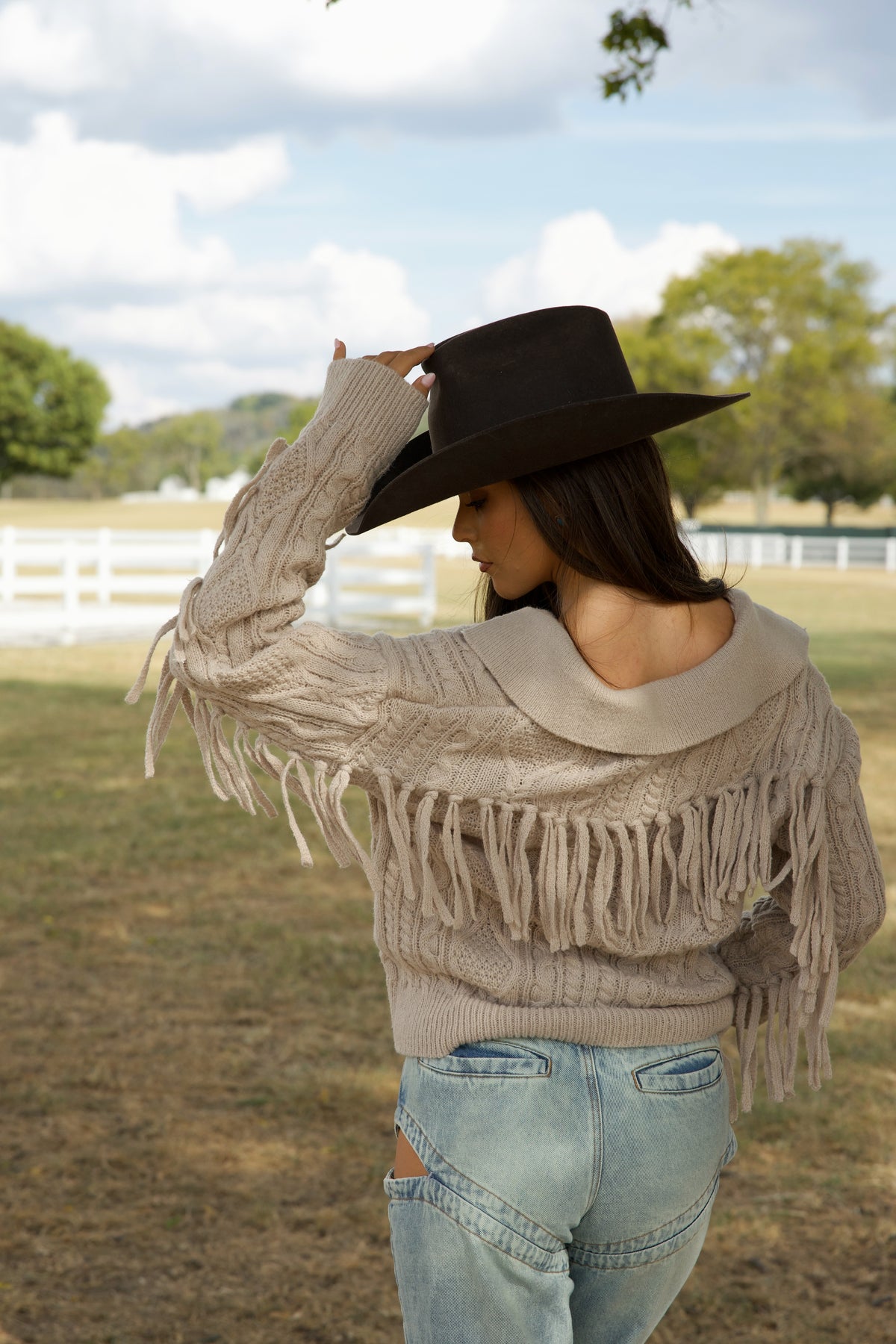 Dusk Fringe Sweater