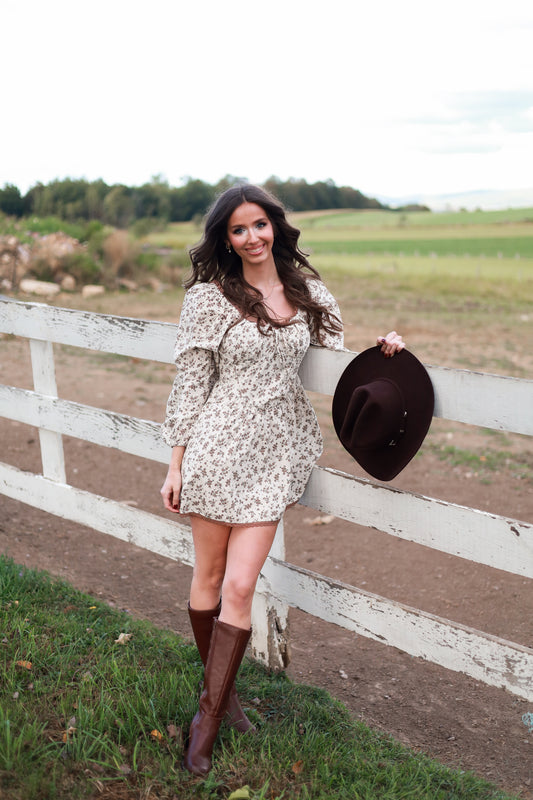 Falling For You Lace Mini Dress