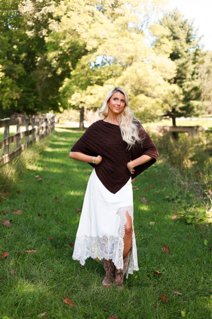 Fernwood Poncho - Brown
