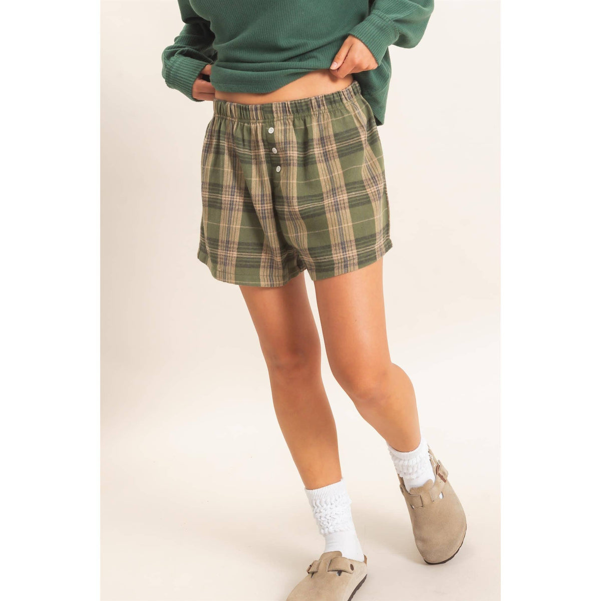 Fern Plaid Shorts