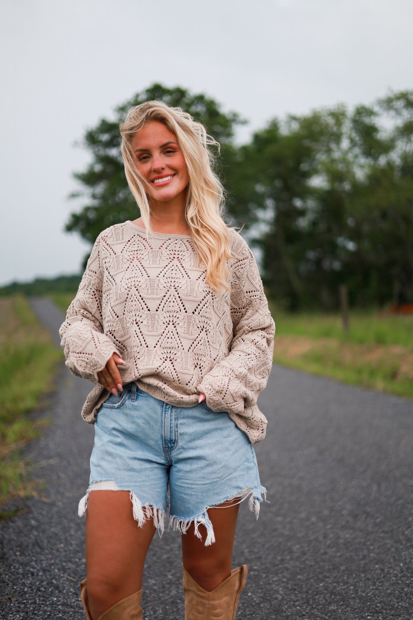 Country Air Sweater - Beige