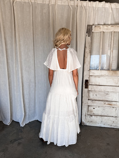 Tessa Maxi Dress - Cream