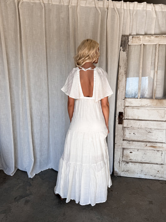 Tessa Maxi Dress - Cream