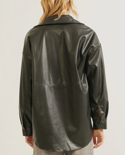 Bombshell Black Leather Jacket