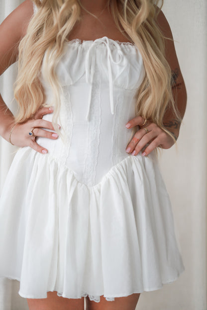 Lace & Lasso Mini Dress