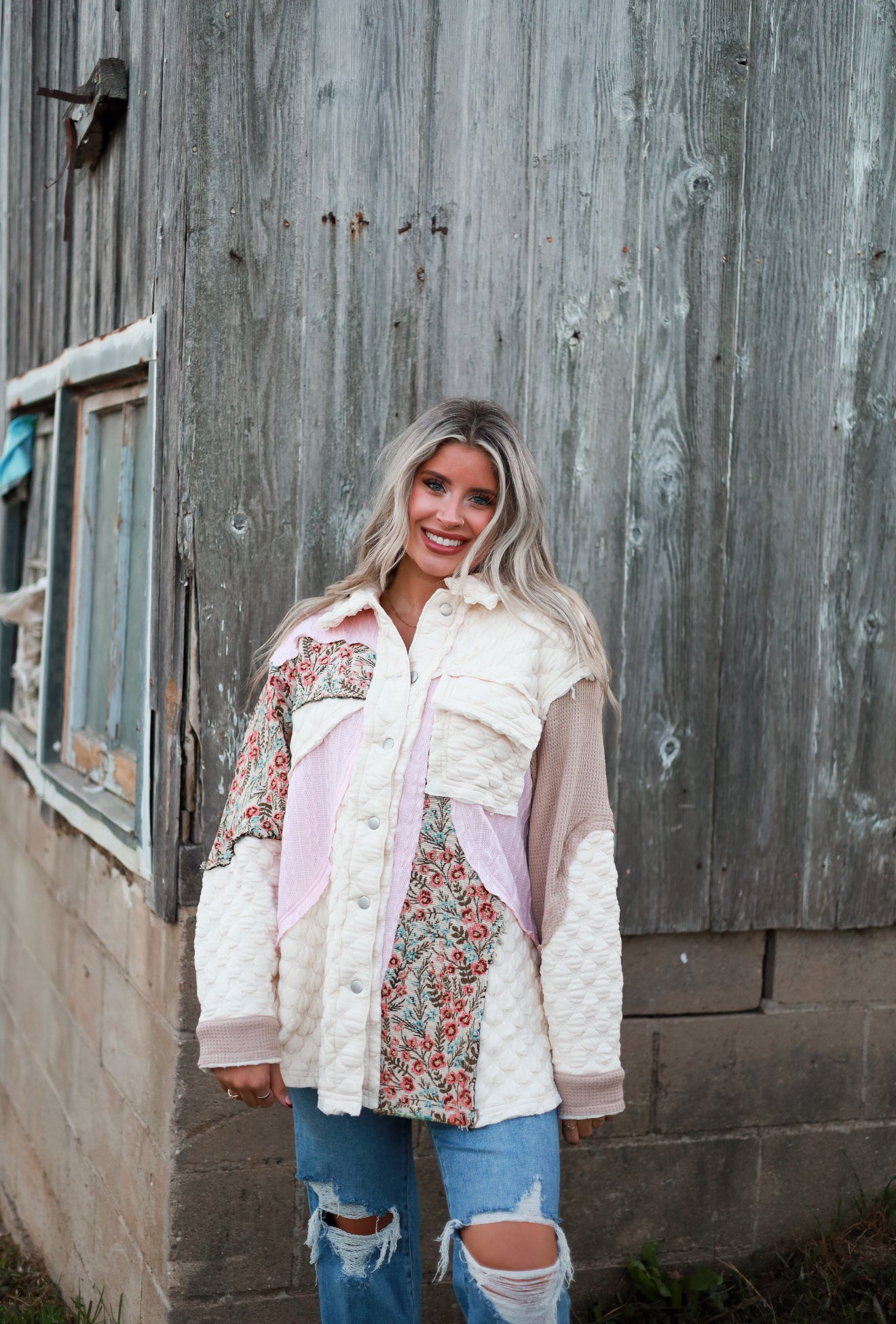 Prairie Blossom Quilted Jacket