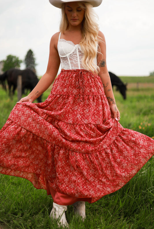 Wanderlust Skirt - Rust