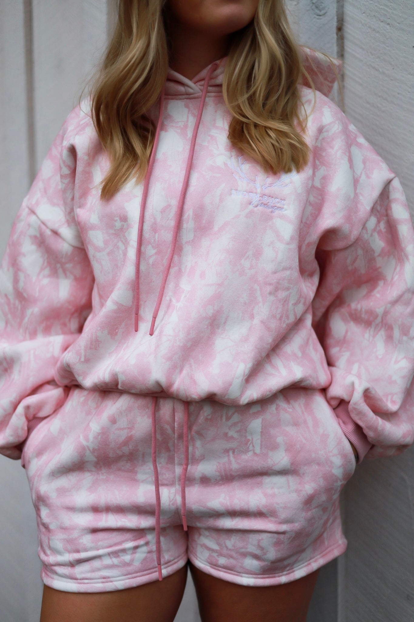 Ivory Buck Hoodie Set