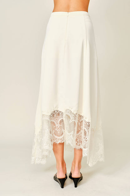 Fawn & Fleur Midi Skirt - Cream