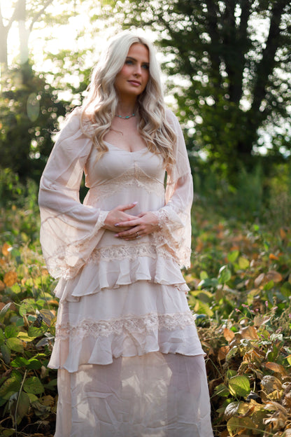 Laurel Lace Dress - Cream