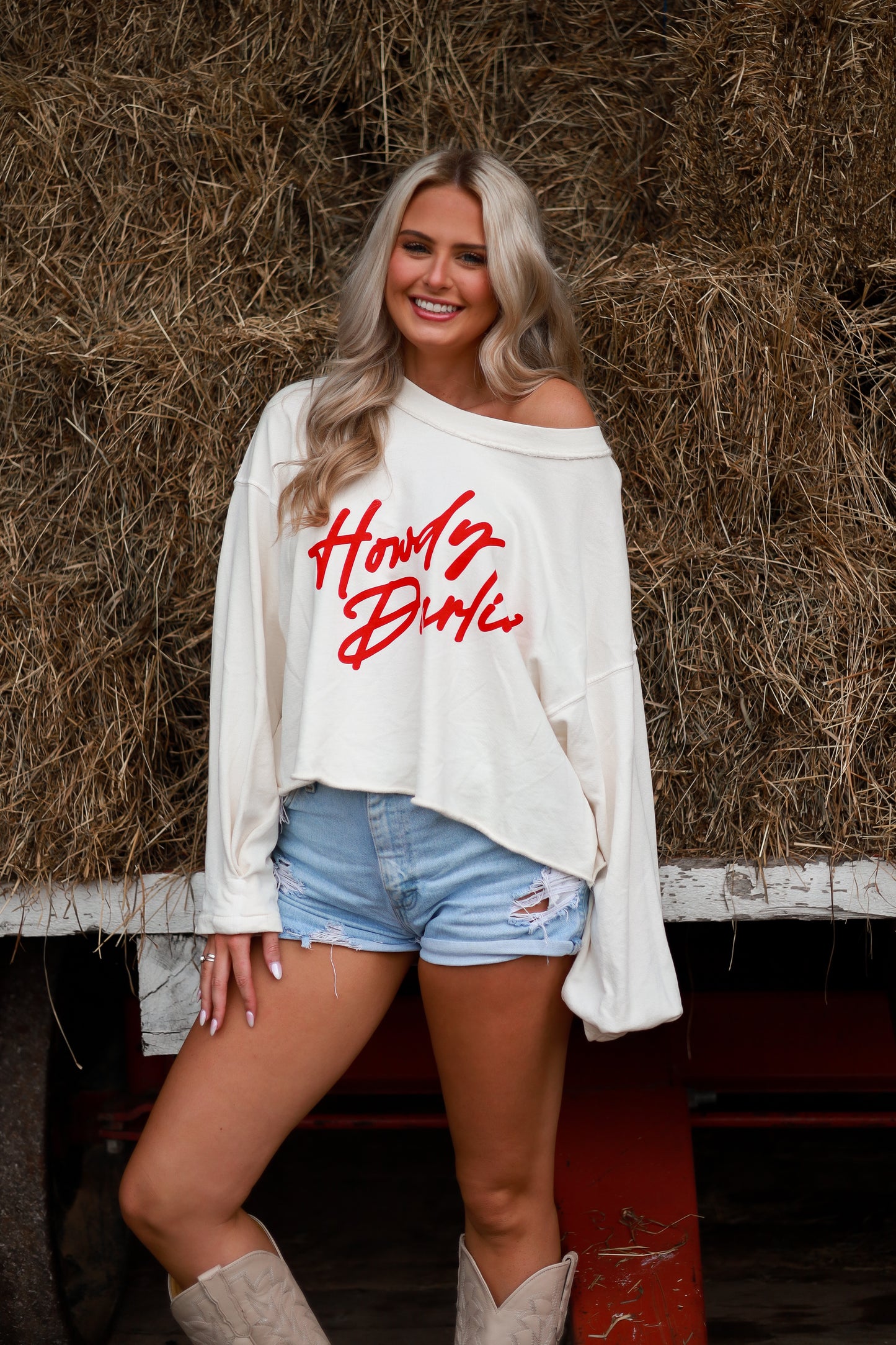 Howdy Darlin' Top - Cream