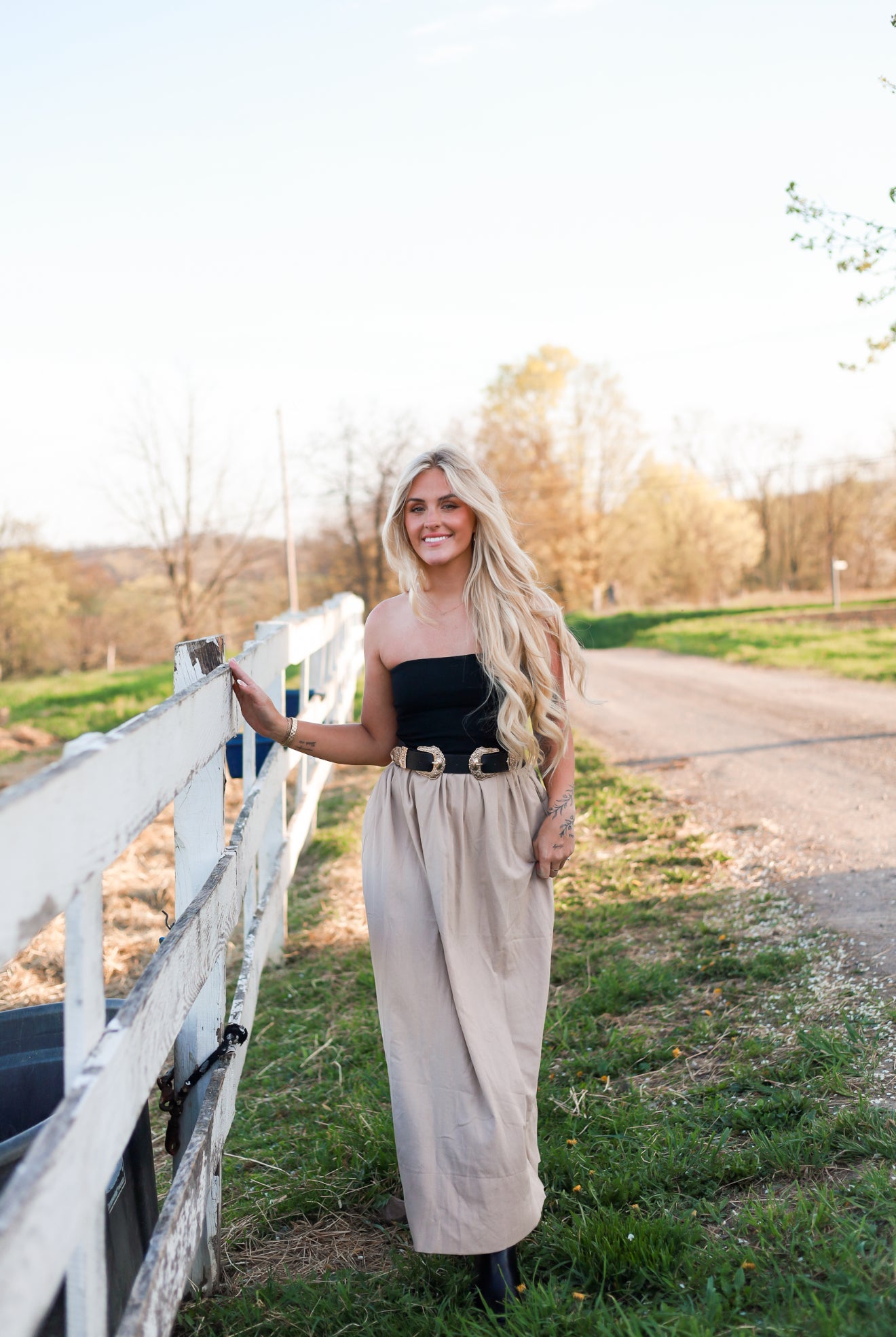 Wheatfield Midi Dress - Almond