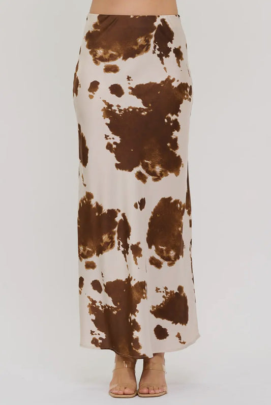 Hide Skirt - Brown