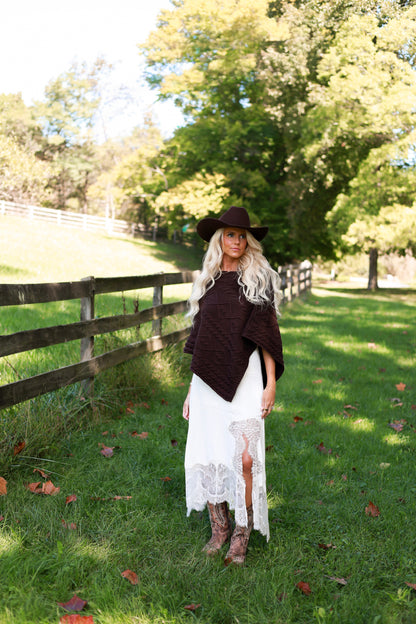 Fernwood Poncho - Brown
