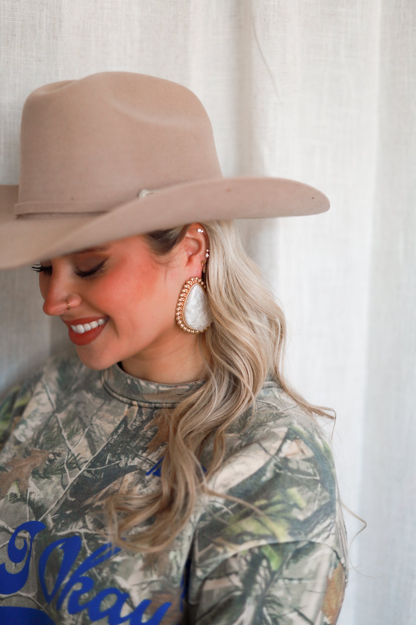 Champagne Drop Earrings