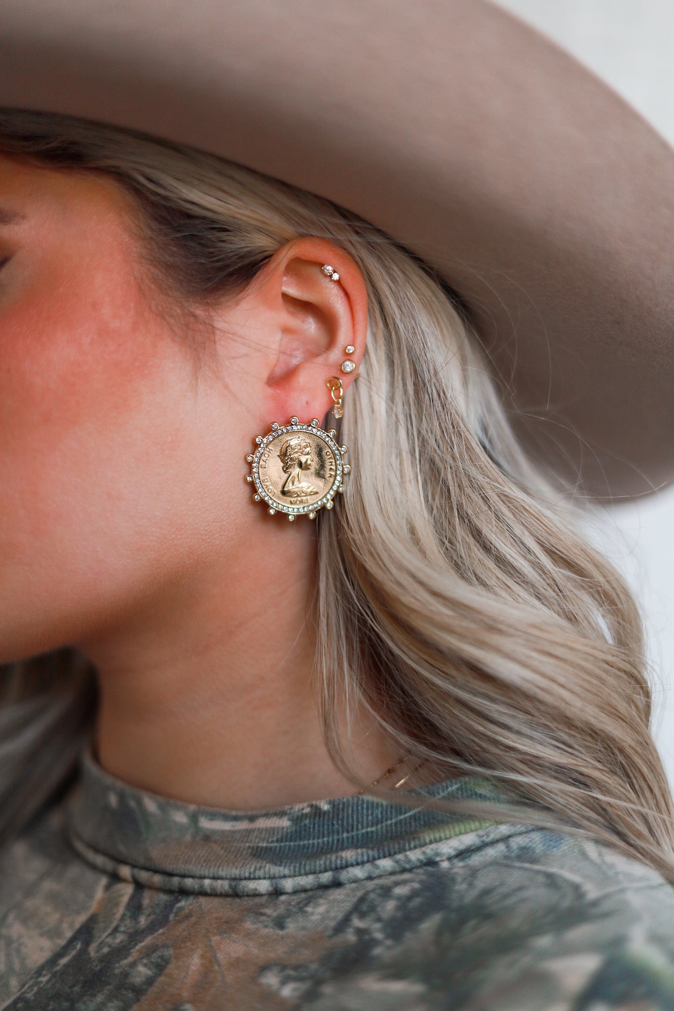 Vintage Coin Earrings